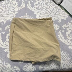 Beige Women's Skort